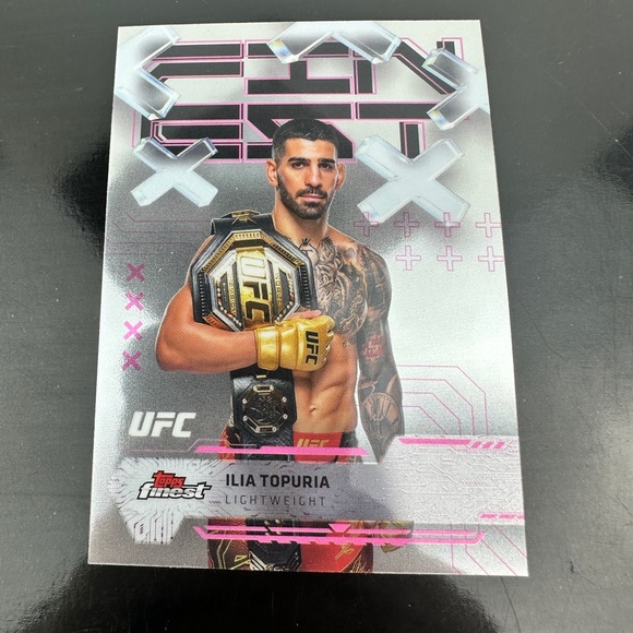 Ilia Topuria UFC Lightweight Champion 4 card bundle (3 Rookies) - Picture 4 of 9